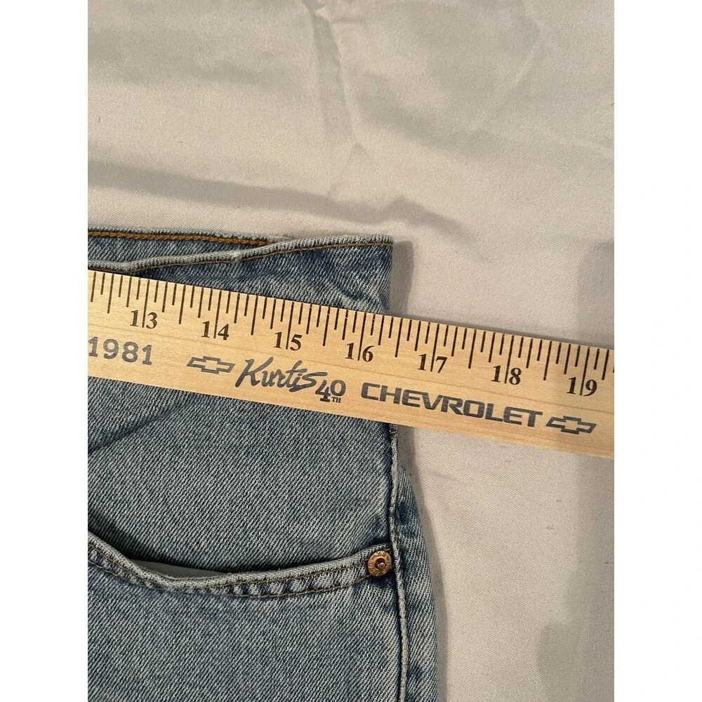 Levi’s 550 Jeans Men Size 34x30 Blue Denim Light Wash Vintage Actual (34x29.5)